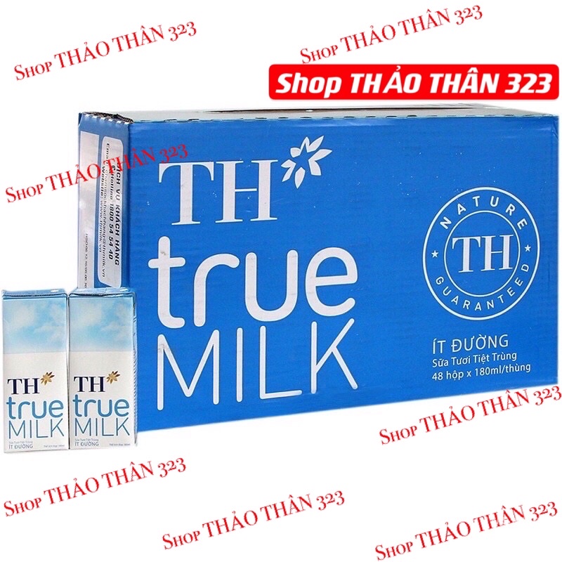 Sữa TH True Milk 180ml (Thùng 48hộp )