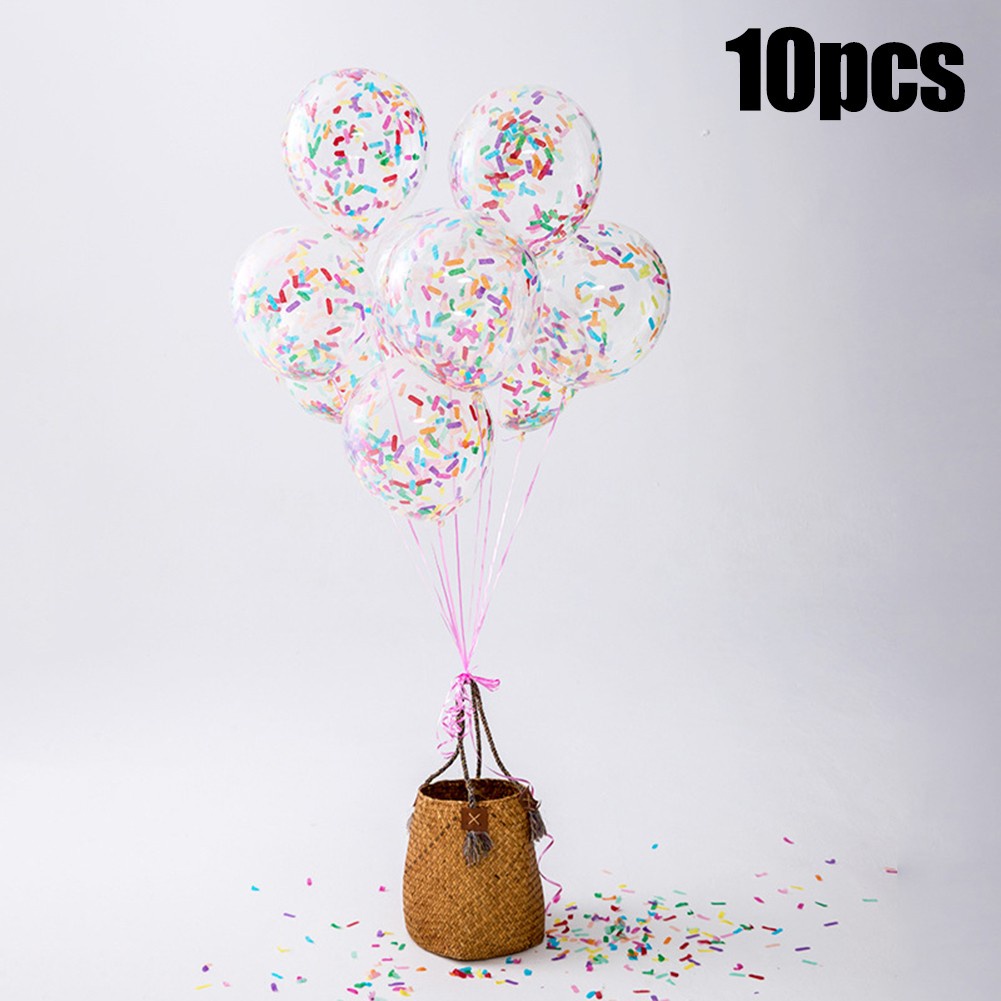 Set 10 Bong Bóng Cao Su Dài Hình Que Kem Dùng Trang Trí Tiệc Cưới / Lễ Hội