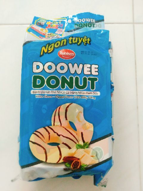 BÁNH DONUT DOOWEE , GÓI 12 CÁI