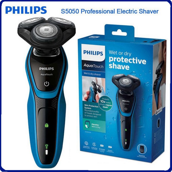 Sản phẩm Máy cạo râu cao cấp cạo khô và ướt thương hiệu Philips S5050 công suất 9W - Bảo hành 12 tháng ..