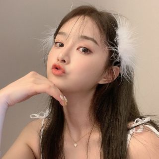 Kẹp tóc lông vũ | Phụ kiện tóc | Lolita