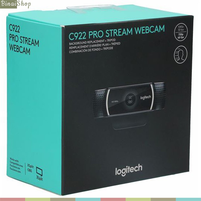 Logitech C922 Pro - Webcam Livestream Góc Rộng