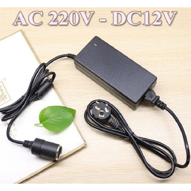 Đổi Nguồn, Tẩu nguồn, Bộ Chuyển Đổi Nguồn Điện 220V Đầu Cắm Ôtô 12V / 60W /5A