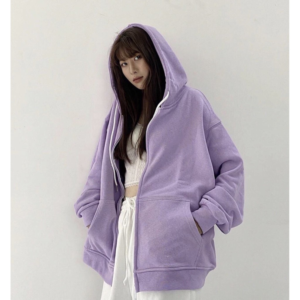 Áo KHOÁC Hoodie TRƠN 4 Màu Nam Nữ Ulzzang Unisex 2teenshop