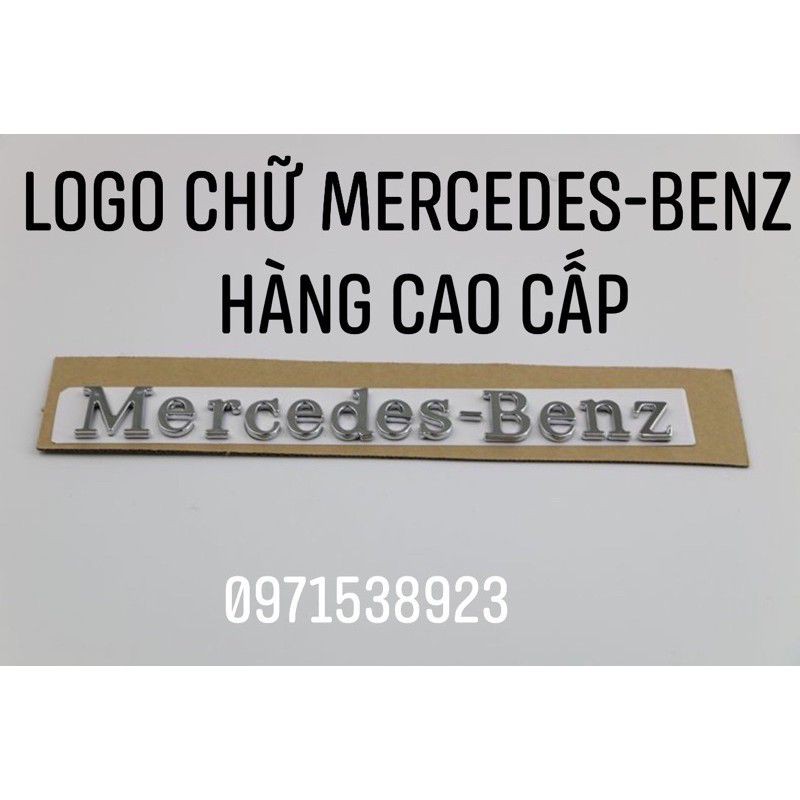 logo chữ dán đuôi xe mercedes-benz dán thân xe hàng xịn cao cấp