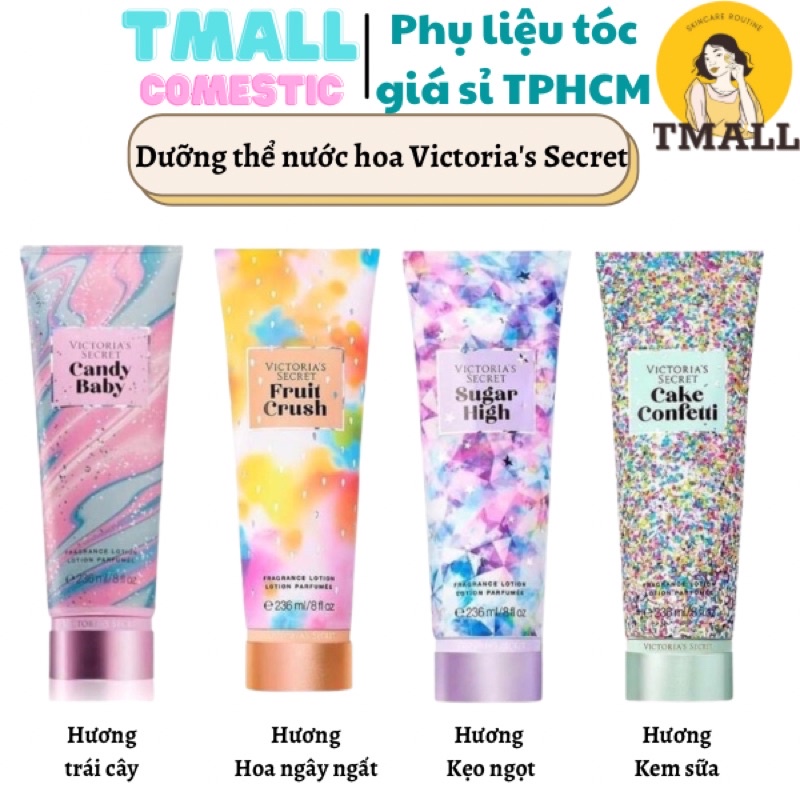 Dưỡng thể nước hoa Victoria's Secret lotion dưỡng mềm mịn lưu hương lan toả