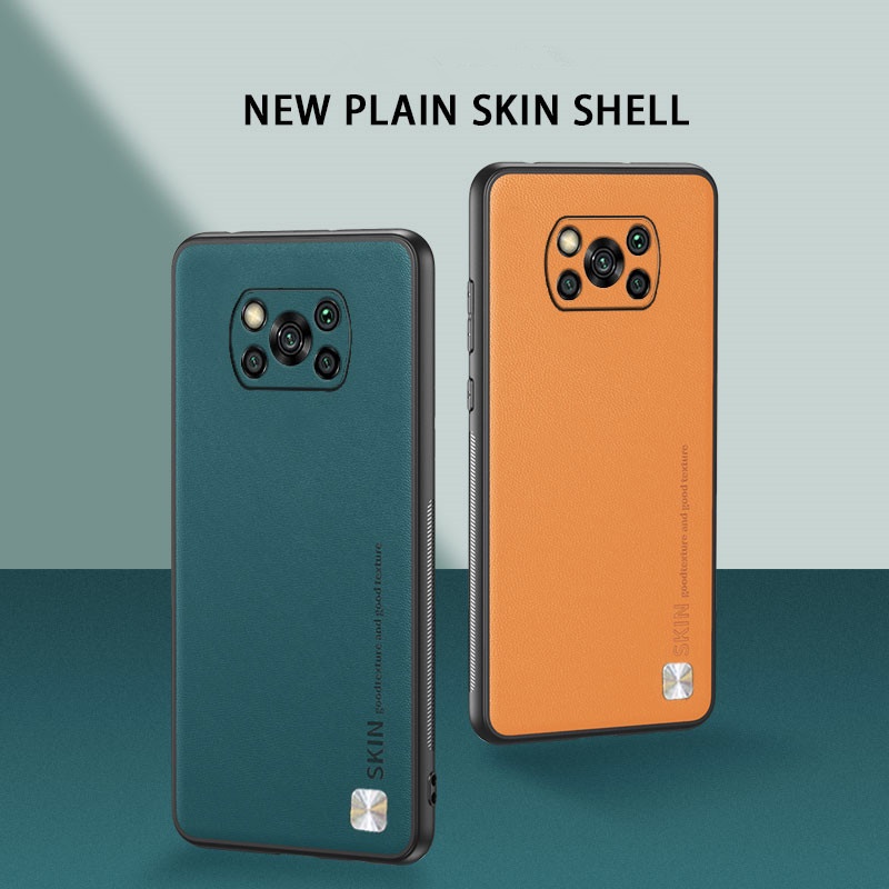 Ốp Điện Thoại Da PU Viền TPU Dẻo Siêu Mỏng Thời Trang Cho Xiaomi Mi Poco X3 Nf Pro X3Nfc X3pro miPocoX3NFC MIpocoX3pro