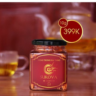 [Mua 1 tặng 1] Đông Trùng Hạ Thảo Khô (Hộp 10G) Tặng Kèm Mật Ong Rừng