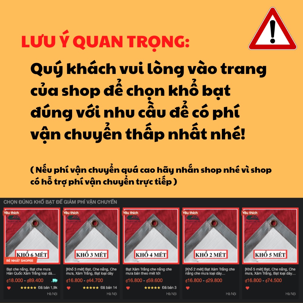 [Khổ 6 mét] Bạt Xám Trắng che nắng che mưa loại dày 200gr/m2 (bán theo mét tới)