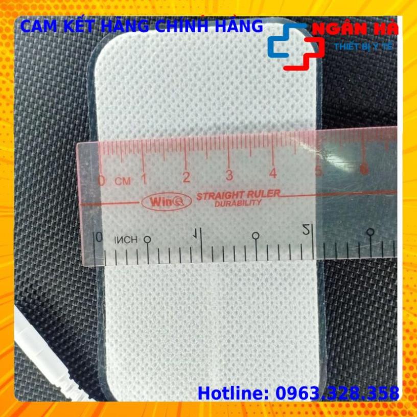 Cặp Miếng Dán Điện Xung Dr Ho Cỡ Lớn 60X90Mm Có Dây, Phụ Kiện Máy Massage Xung Điện Dr' Ho-[Hàng Nhập Khẩu]