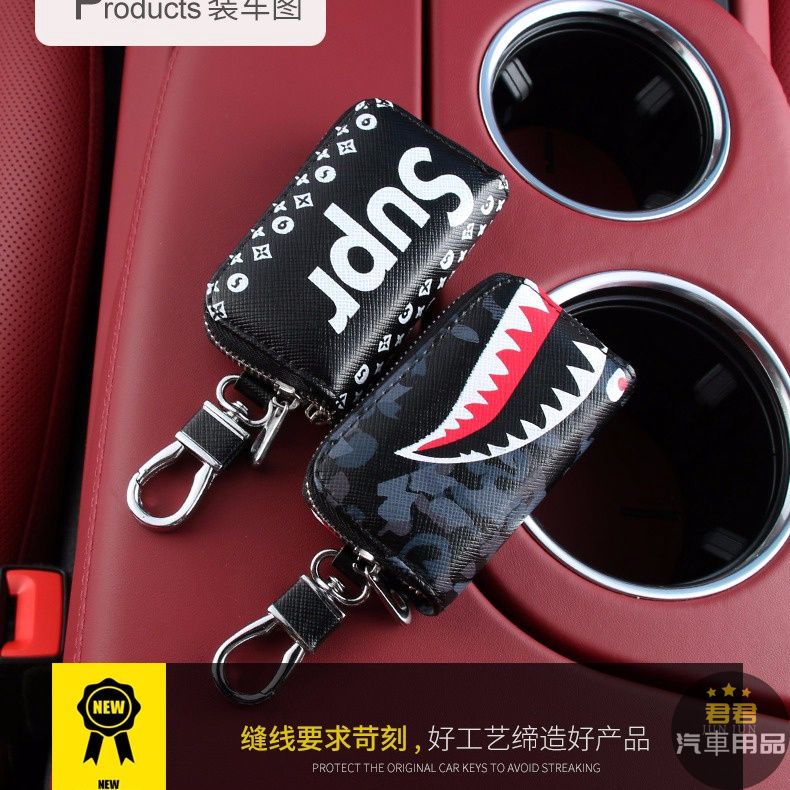 Túi Đựng Chìa Khóa Xe Hơi GM Toyota Foss Hyundai In Logo supreme Chất Lượng Cao