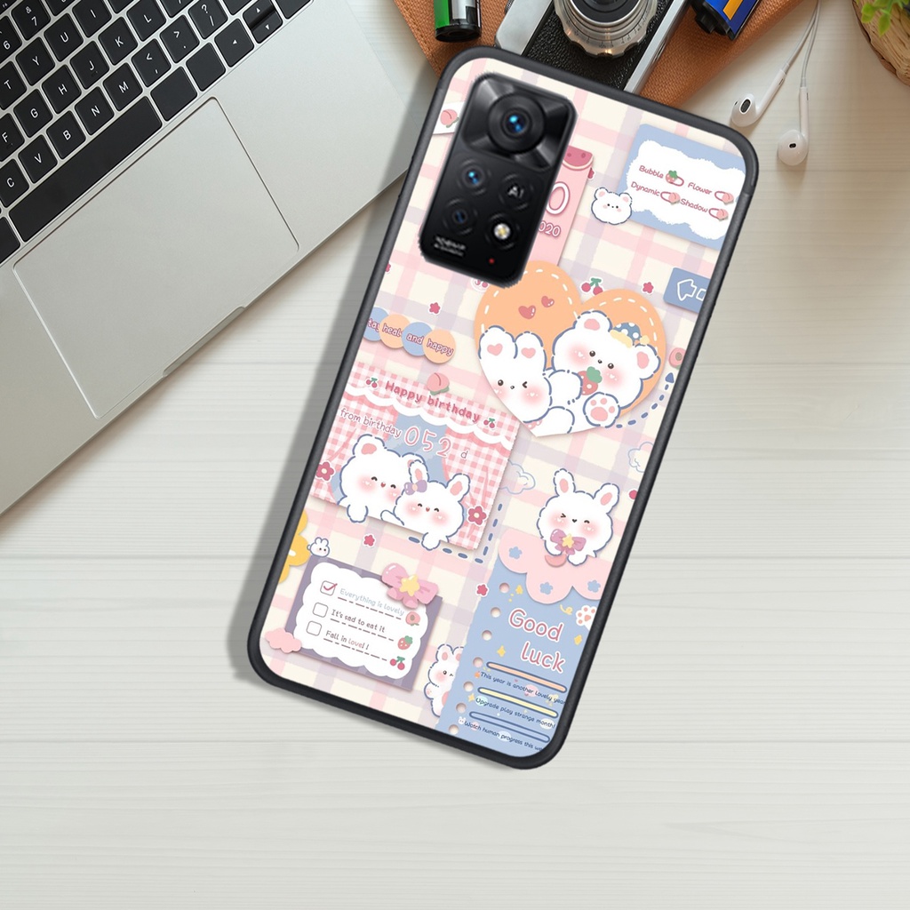 ỐP LƯNG XIAOMI REDMI NOTE 11 4G - NOTE 11S  - NOTE 11 5G - NOTE 11 PRO, IN HÌNH GẤU NÂU CHOCOLATE ĐÁNG YÊU.