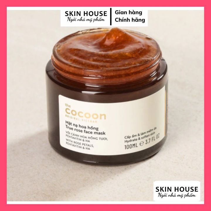 Mặt Nạ Cocoon - Mặt Nạ Hoa Hồng Cocoon 30ml True Rose Face Mask