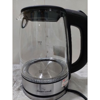 Ấm Đun Nước Siêu Tốc Thủy Tinh Smart cook 1,7l