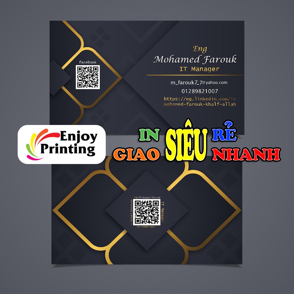 In namecard 🚀FREESHIP🚀 in danh thiếp chất lượng cao Siêu Rẻ Siêu Nhanh - Enjoy Printing -