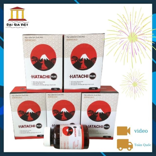 HATACHI PLUS - Hỗ Trợ Ngăn Ngừa Tóc Bạc, Giảm Gãy Rụng Và Bổ Máu