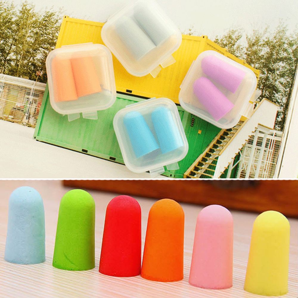 5 Cặp nút bịt tai 2.4*1.2cm chống ồn