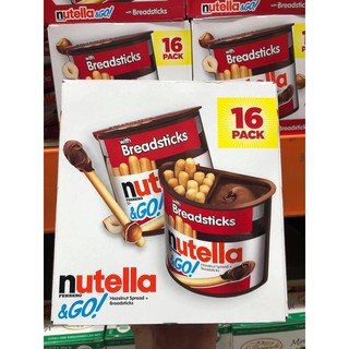 Thùng bánh Nutella chocolate breasticks (16 hộp)