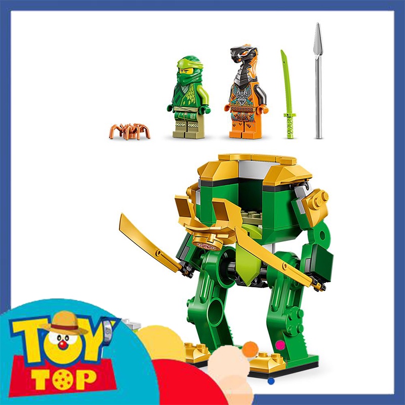 Đồ chơi lắp ráp ninjago chiến giáp robot mech EVO của ninja Lloyd đại chiến ác nhân rắn xếp hình Lego 71757