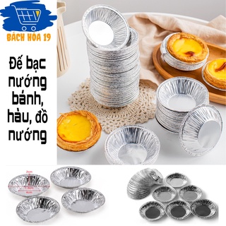 💥GIÁ HỦY DIỆT💥Đế bạc nhôm nướng bánh tart trứng / khuôn nhôm nướng bánh tart trứng, nấu ăn dùng lò vi sóng-ảnh thật