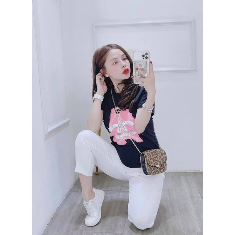 Áo thun cotton giấy , Áo thun nữ cotton form rộng | BigBuy360 - bigbuy360.vn