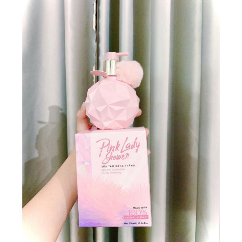 SỮA TẮM XÔNG TRẮNG PINK LADY SHOWER TRẮNG MỊN DA