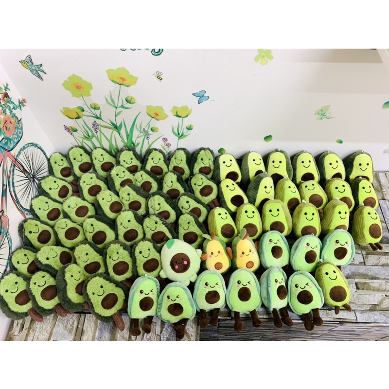 Móc khoá trái bơ/quả bơ/móc khoá treo ba lô