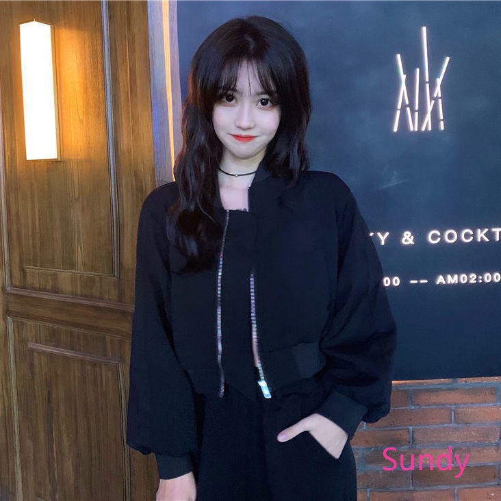 Áo Khoác Tay Dài Dáng Rộng Plus Size Màu Trơn Đơn Giản Phong Cách Hàn Quốc Cho Nữ