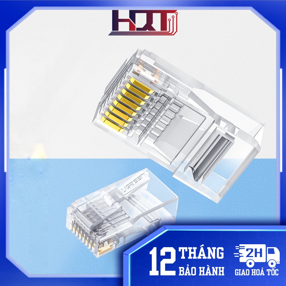 Đầu hạt mạng RJ45 UGREEN NW110 cho dây CAT5e