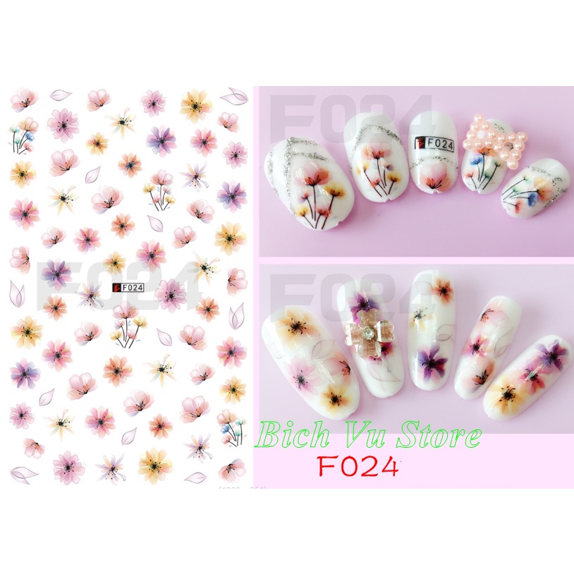 Decal, Sticker dán móng