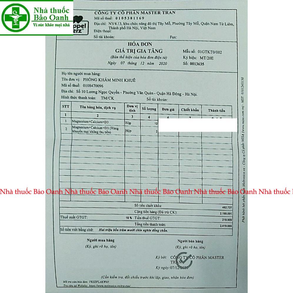 Bổ sung Canxi, Magie và D3 Aktiv Magnesium Calcium D3 - nhập khẩu từ Doppelherz Đức, phòng loãng xương