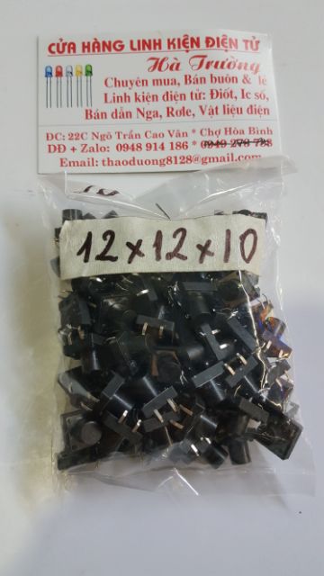 Công tắc chíp 12x12 x8  combo 10 cái