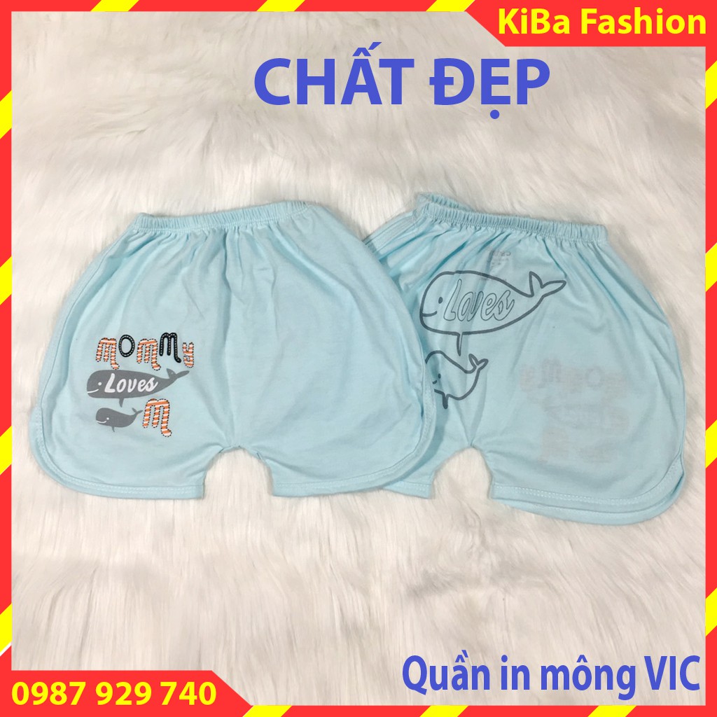 1 Quần đùi mùa hè HÀNG ĐẸP chất cotton cho bé từ 4 -14kg - QĐ - V65 - quần đùi chục, quần đùi mùa hè