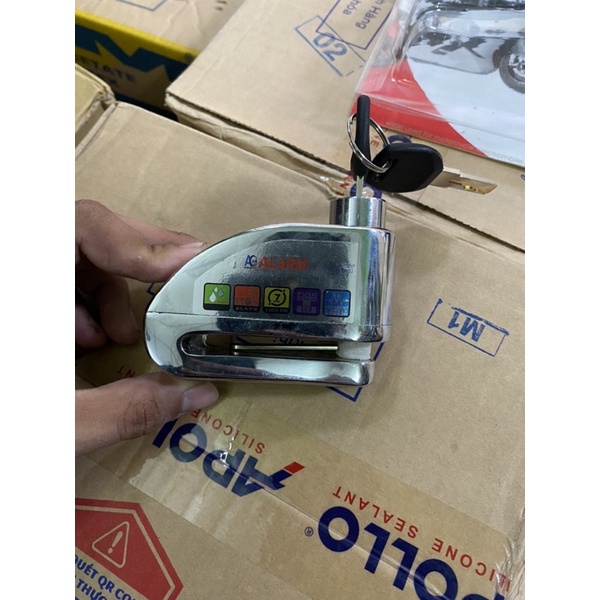 khoá đĩa hú xe máy mã AC8303