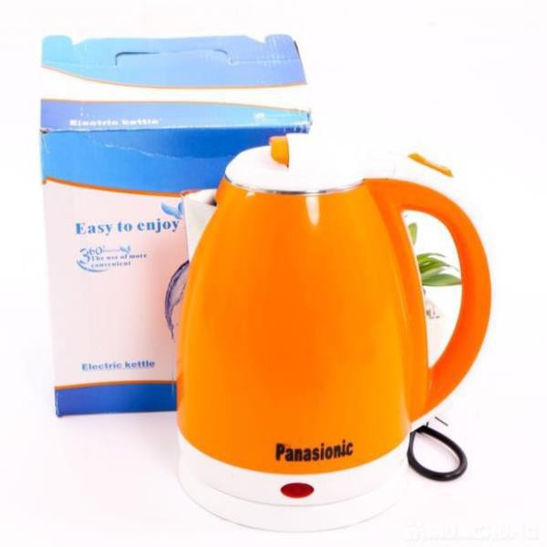 [Giá Gốc] Ấm Siêu Tốc Đun Nước Electric Kettle  Dung Tích 1.8 Lít Loại 2 Lớp Màu, Bảo Hành 6 Tháng Lỗi Đổi Mới