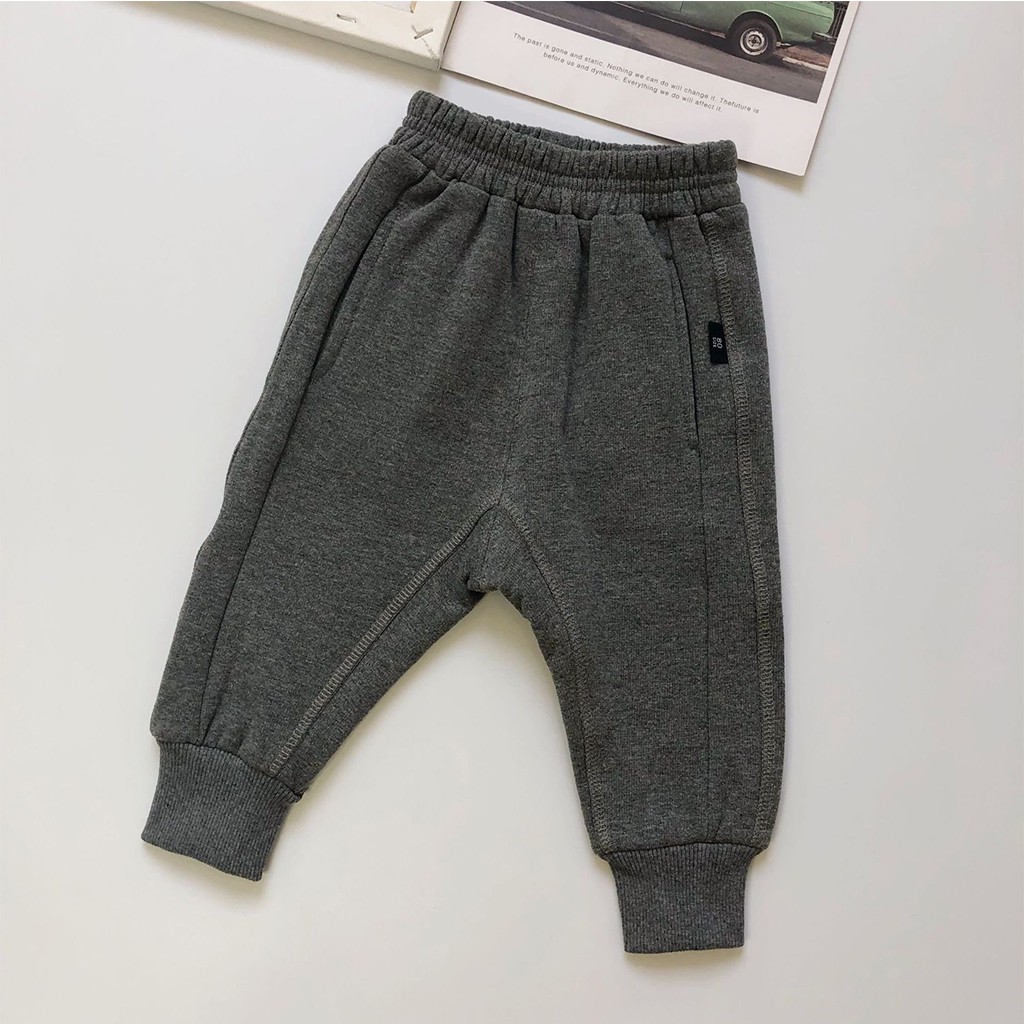 Quần Nỉ Thêu Chữ Cái Cho Bé Trai Hay Gái Mặc Đều Xinh Từ 6-28kg - Sumo Kids