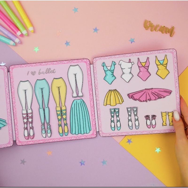 BỘ SƯU TẬP VÁY MÚA BALLE DÀNH CHO BÚP BÊ GIẤY