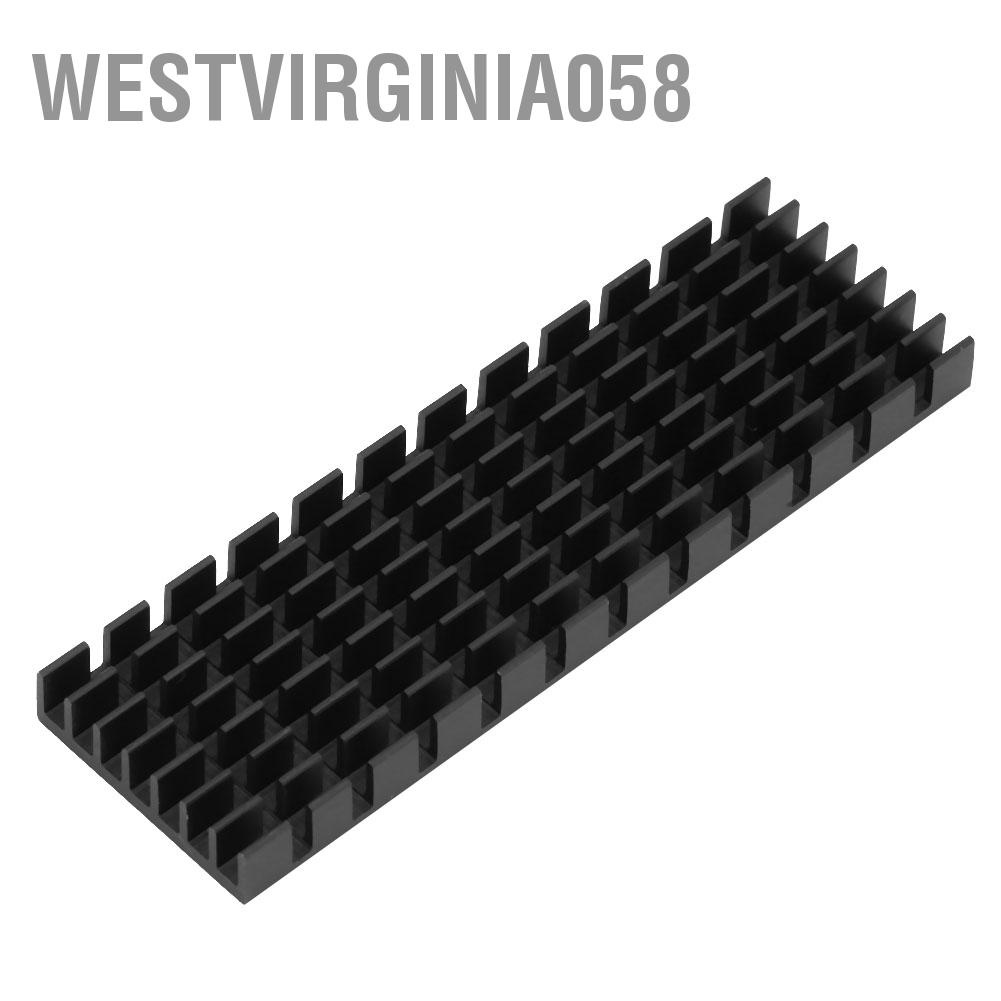 Westvirginia058 Westvirginia058 10pcs M2-3(P22*6*70-B) Aluminum Heat Sink Heatsink Fit for M.2 2280 SSD