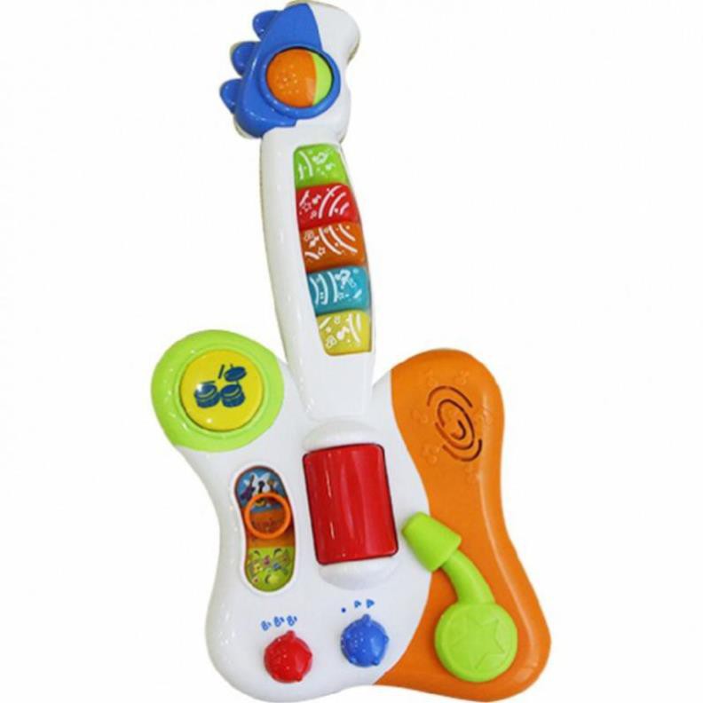 Đàn đồ chơi cho bé guitar Rock & Roll Winfun 2000 vui nhộn - giúp phát triển khả năng cảm thụ âm nhạc cho bé