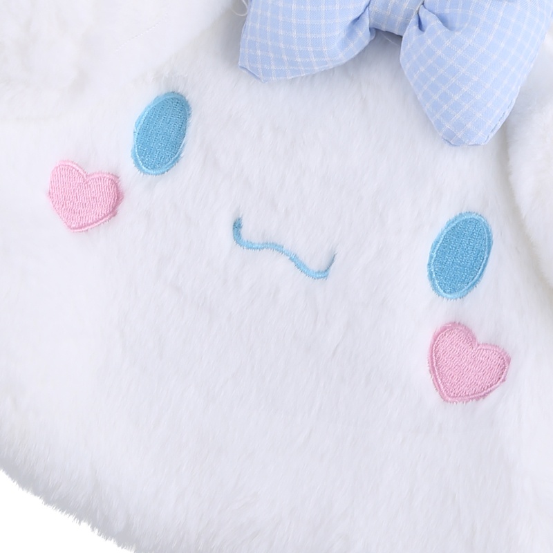 Túi Xách Đeo Vai Hình Búp Bê Hoạt Hình Phủ Lông Nhiều Màu Sắc Dễ Thương Cho Nữ