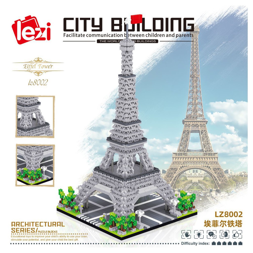 [Xả hàng tăng doanh số] Bộ đồ chơi Lego tháp Eiffent