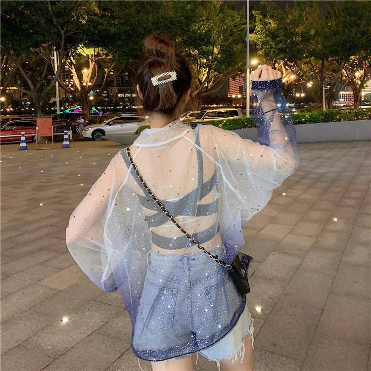 Áo Khoác Cardigan Dài Tay Chống Nắng Thời Trang Cho Nữ