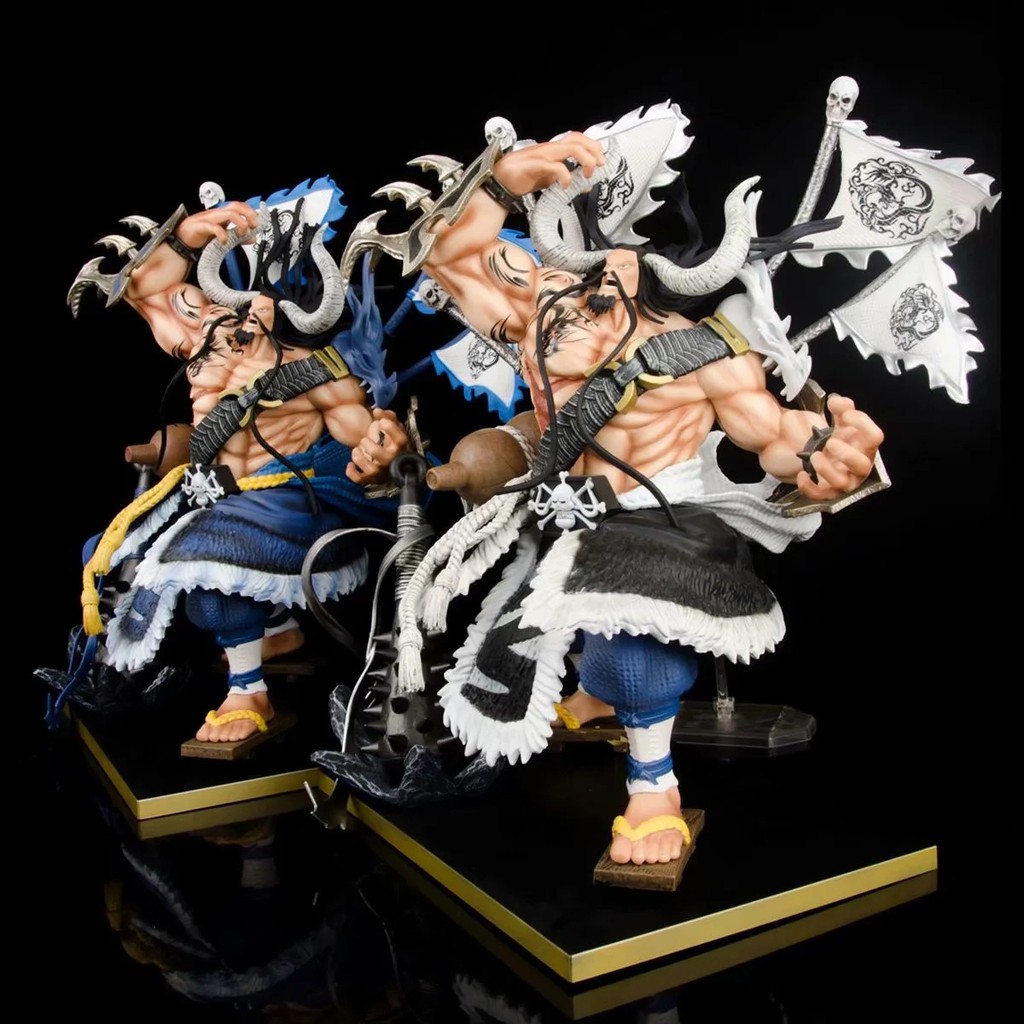 [ 35cm ] Tượng Tứ hoàng Kaido đeo cờ - One Piece - Baystore