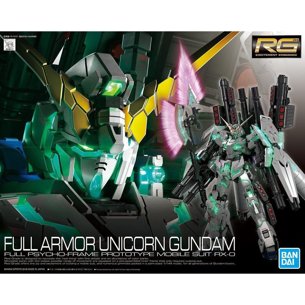 Mô hình Gundam RG Unicorn Full Armor Bandai