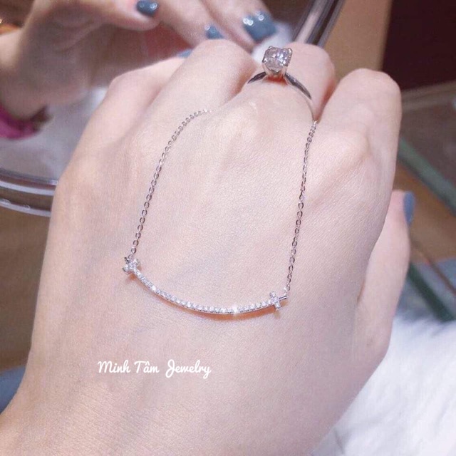 Dây chuyền Smile Iteawon bạc 925 cao cấp- Minh Tâm Jewelry