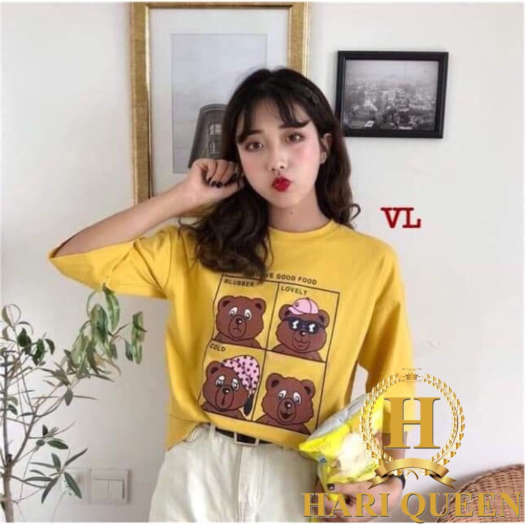 Áo phông bốn chú gấu BLA0319