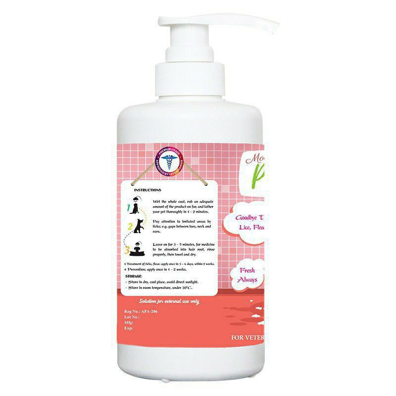 Sữa tắm trị ve rận pet gel plus cho chó mèo 500ml