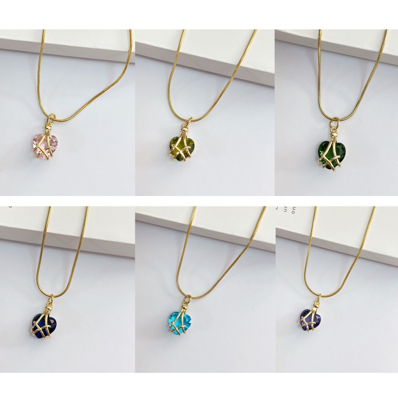 Vòng cổ Mặt Đá Hình Lâu Đài Cho Tuổi Teen