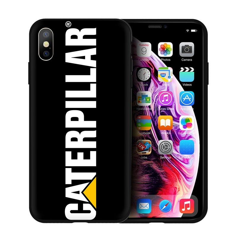 Ốp Lưng Silicon Mềm Hình Logo Caterpillar Cho Iphone 6 6s 7 8 Plus