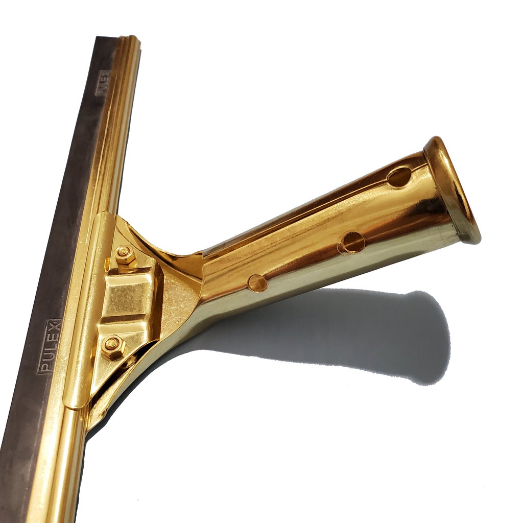 Cây lau kính cầm tay Pulex 35cm cao cấp màu vàng gold chuyên dụng vệ sinh kính mà mặt phẳng